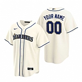 Seattle Mariners Customized Nike Cream Stitched MLB Cool Base Jersey,baseball caps,new era cap wholesale,wholesale hats